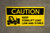 Caution Keep Forklift Load Low And Stable With Graphic Banner