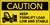 Caution Keep Forklift Load Low And Stable With Graphic Banner