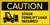 Caution Stack Forklift Load Securely With Graphic Banner