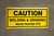 Caution Welding & Grinding Wear Proper PPE Yellow Background with Frame Banner