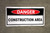 Danger Construction Area Banner