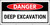 Danger Deep Excavation Banner
