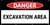 Danger Excavation Area No Frame Banner