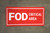 FOD Critical Area Banner