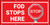 FOD Stops Here Stop Sign Banner