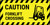 Forklift Crossing Caution Banner