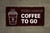 Fresh Brewed Coffee To Go Banner