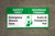 Safety First Emergency Shower Here Bilingual Spanish Banner