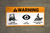 Warning Forklift Traffic Hazard Look Both Ways Follow Walkways ANSI Banner