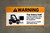 Warning Top Heavy Load Forklift Safety ANSI Banner