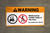 Warning Watch for Forklifts at All Times ANSI Banner