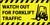 Watch Out For Forklift Traffic Hazard Banner