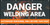 Danger Welding Area Authorized Personnel Orange Banner