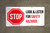 Stop Look And Listen For Safety Hazards Banner