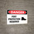 Danger Foot Protection Required Wall Sign