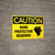 Caution Hand Protection Required Wall Sign