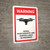 Warning: Aerial Photography and Surveillance in Progress - Wall Sign