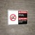 Bilingual Spanish Danger Diesel Fuel No Smoking Wall Sign
