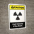 Caution: High Intensity X Ray Beam ANSI - Portrait Wall Sign