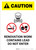 Caution: Renovation Work Contains Lead Do Not Enter with Graphic - Portrait Wall Sign