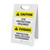 Caution: Eye Protection Required Bilingual Spanish - A-Frame Sign