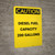 Caution: Acid Area - Portrait Wall Sign