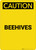 Caution: Beehives - Portrait Wall Sign