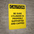 Caution: Bees Do Not Enter - Portrait Wall Sign