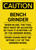 Caution: Bench Grinder - Portrait Wall Sign