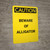 Caution: Biological Hazard Authorized Only - Portrait Wall Sign
