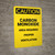 Caution: Centerfill Lid Must be Open When Emptying Silo - Portrait Wall Sign
