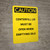 Caution: Check Fuel Oil Filter Hydraulic Batteries Radiator - Portrait Wall Sign