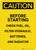 Caution: Check Fuel Oil Filter Hydraulic Batteries Radiator - Portrait Wall Sign