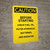 Caution: Chemical Storage Area - Portrait Wall Sign
