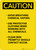 Caution: Chemical Vapors Protection - Portrait Wall Sign