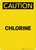 Caution: Chlorine - Portrait Wall Sign