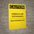 Caution: Chock Wheel - Portrait Wall Sign
