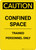 Caution: Confined Space Trained Personnel Only - Portrait Wall Sign