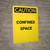 Caution: Construction Area Authorized Personnel Only - Portrait Wall Sign