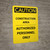 Caution: Contains Hazardous Material See MSDS - Portrait Wall Sign