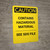 Caution: Conveyors Start Automatically - Portrait Wall Sign