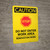 Caution: Do Not Enter - Portrait Wall Sign