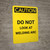 Caution: Do Not Operate Machine Under Repair - Portrait Wall Sign