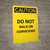 Caution: Do Not Wear Gloves Or Loose Clothing - Portrait Wall Sign