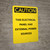 Caution: Emergency Halon Fire Extinguisher - Portrait Wall Sign