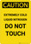 Caution: Extremely Cold Liquid Nitrogen - Portrait Wall Sign