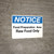 Notice - Food Prep Area - Raw Food Only Wall Sign