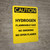 Caution: Food Prep Area Cooked Food Only - Portrait Wall Sign