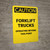Caution: Gas Line Behind Wall - Portrait Wall Sign