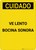 Caution: Go Slow Sound Horn Spanish - Portrait Wall Sign